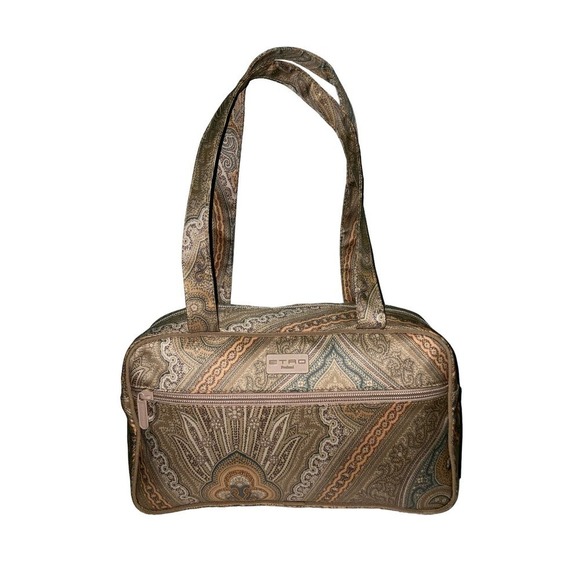 Etro Paisley Canvas Shoulder Bag - Picture 6 of 15